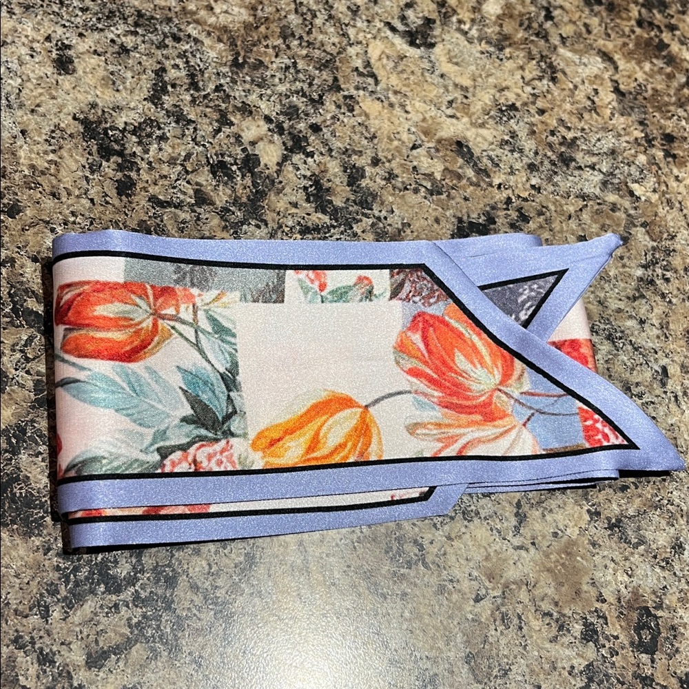 Anthropologie LyreBird Printed Skinny Scarf - Picture 7 of 7